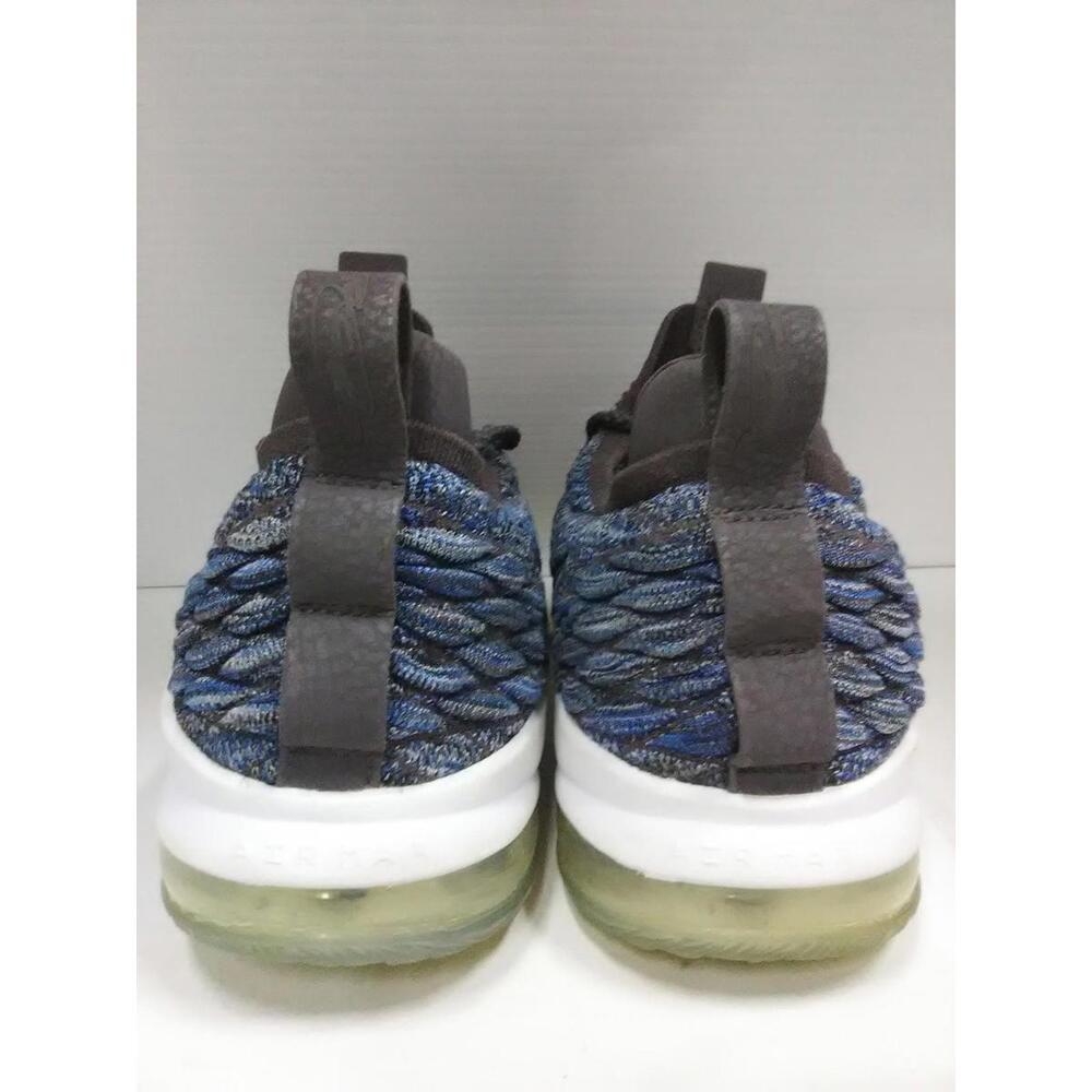Nike LeBron 15 Low Shoes Mens Size 10.5 Blue Black Basketball Air Max AO1755 - Picture 3 of 11